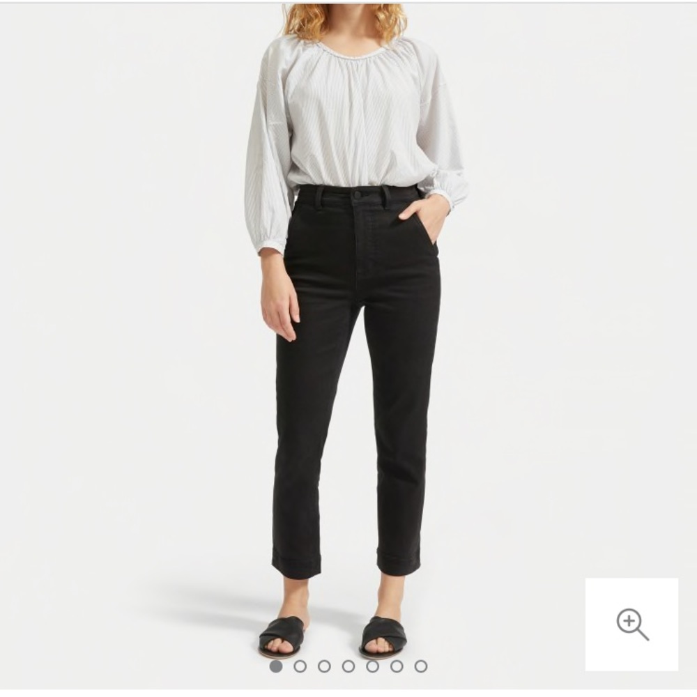 Everlane slim leg cropped pant